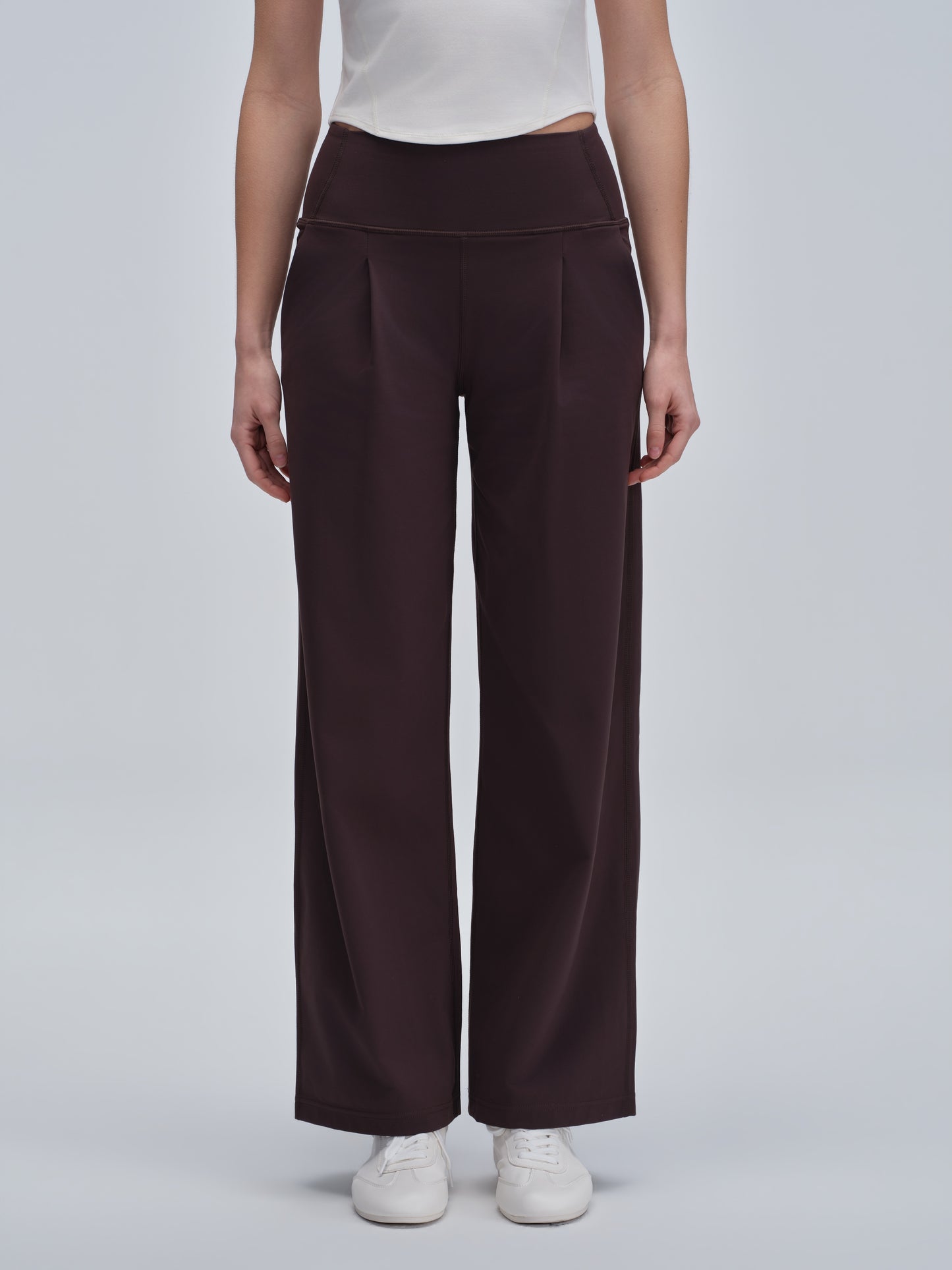 ISTODAY DAY04 Women's Straight-Leg Knit Yoga Pants