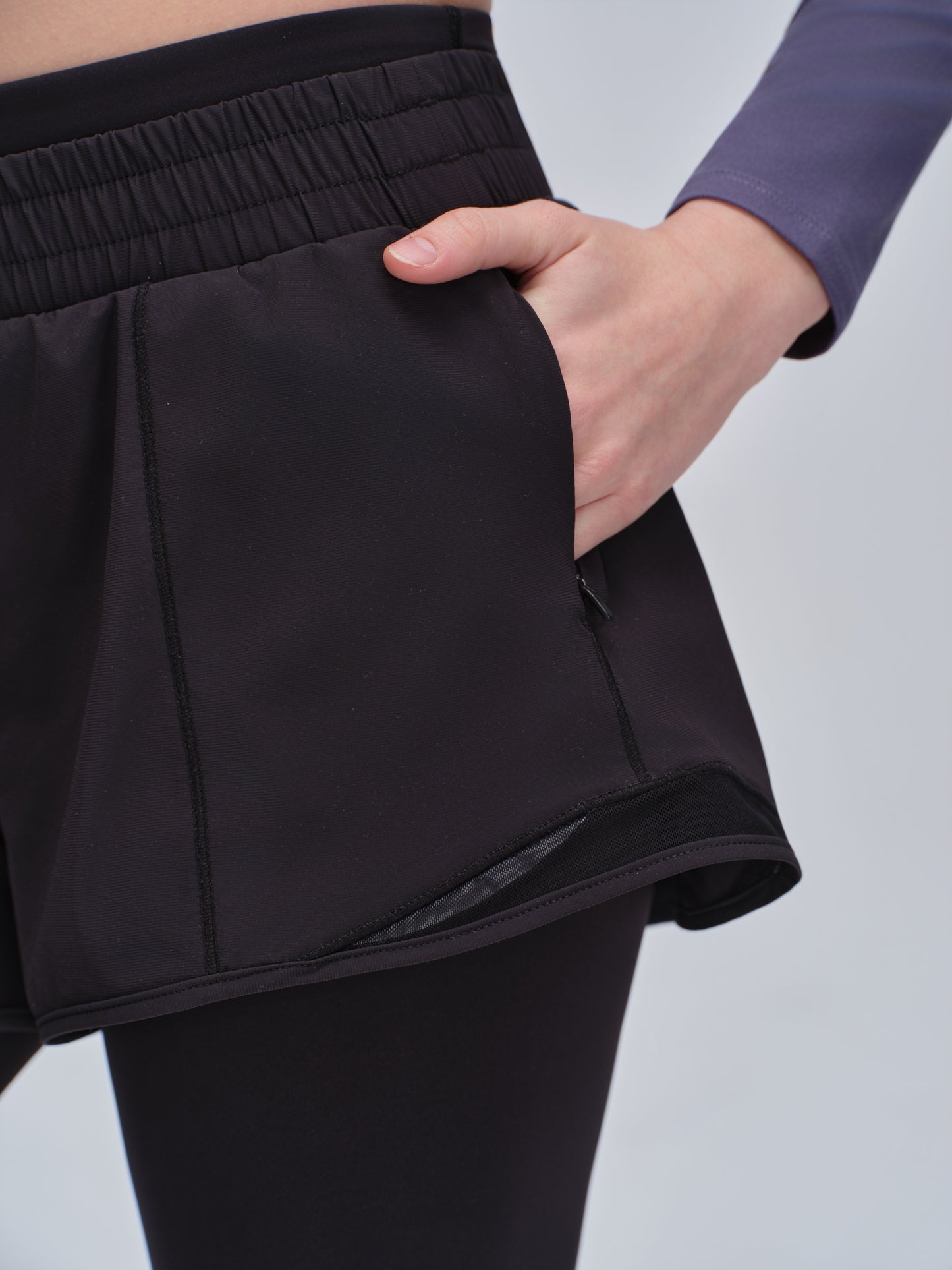 ISTODAY DAY01 Women's Two-in-One Sports Knit