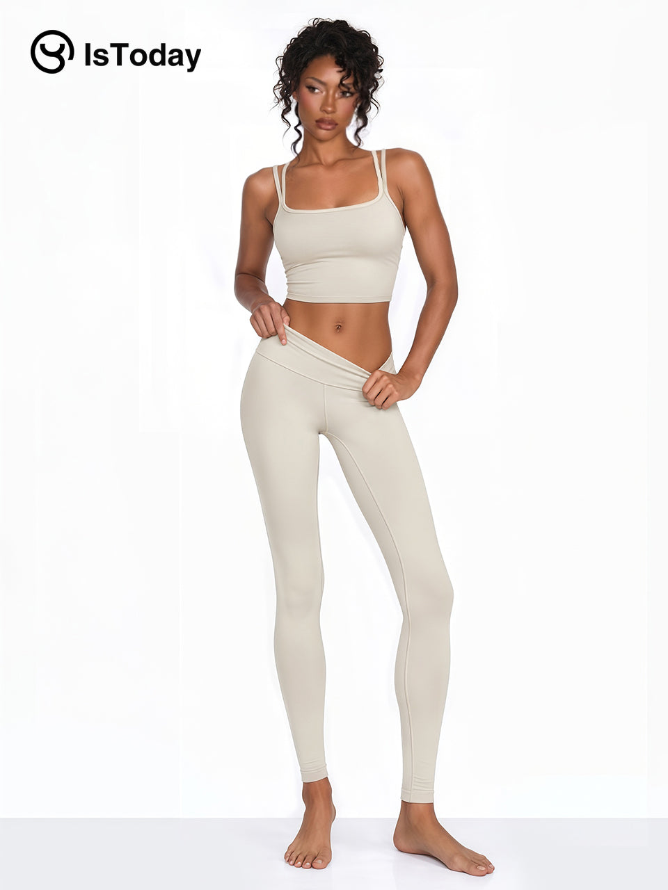 ISTODAY DAY20 Flow Women's Sports Ankle‑ Length Leggings 26 Inches