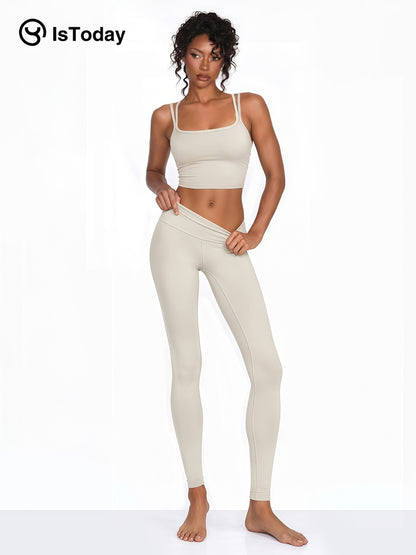 ISTODAY DAY20 Flow Women's Sports Ankle‑ Length Leggings 26 Inches