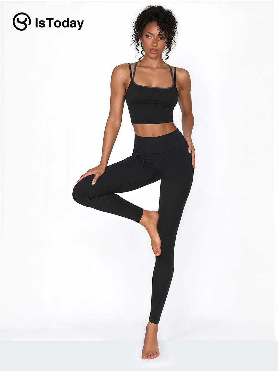 ISTODAY DAY20 Flow Women's Sports Ankle‑ Length Leggings 26 Inches