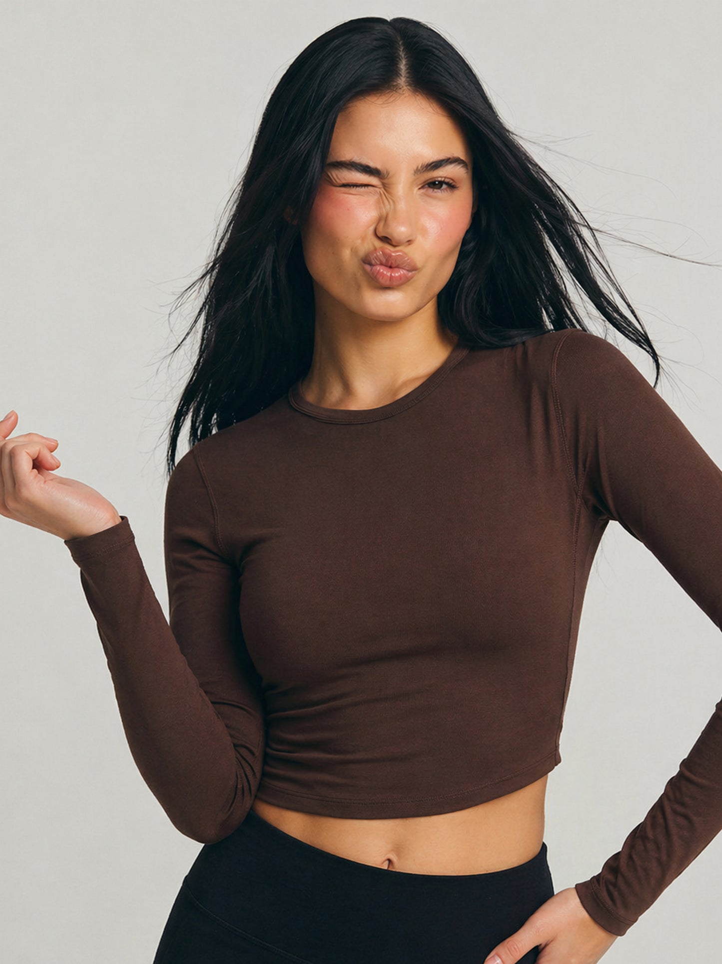 ISTODAY DAY06 Cationic Sun-Protective Drawstring Waist Top