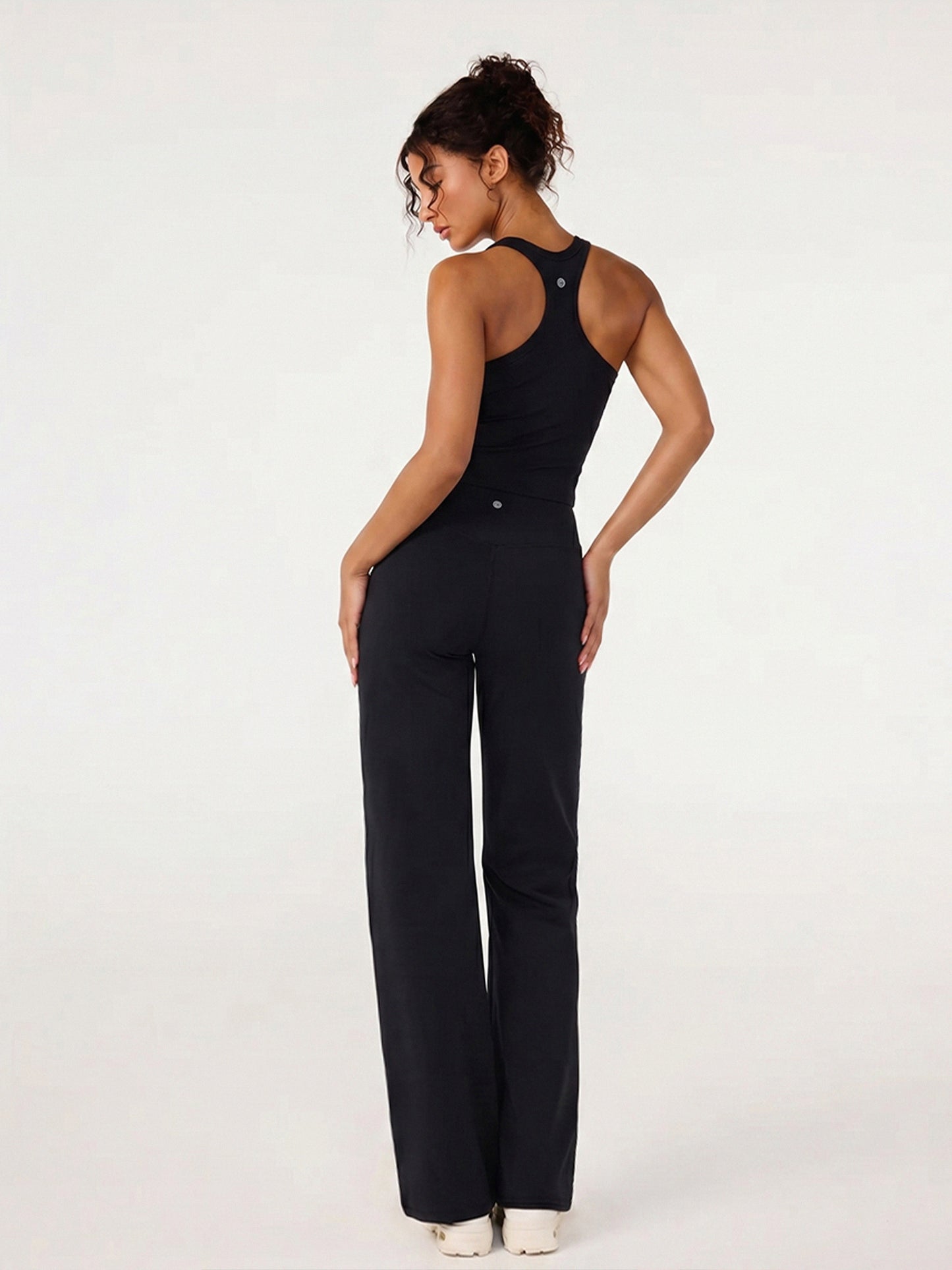 ISTODAY DAY04 Women's Straight-Leg Knit Yoga Pants