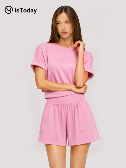 ISTODAY DAY08 Cloud soft Women's High-Waisted Shorts