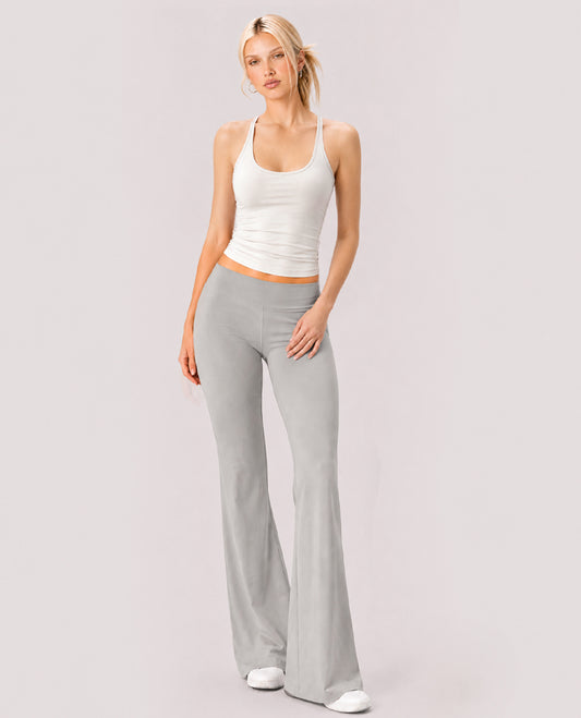 ISTODAY DAY03 Women's Flared Knit Yoga Pants