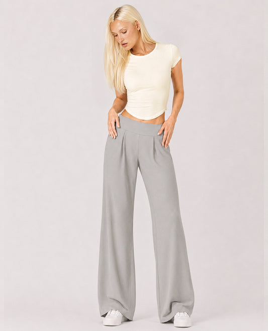 ISTODAY DAY04 Women's Straight-Leg Knit Yoga Pants
