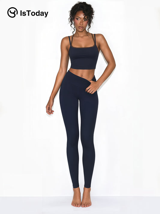 ISTODAY DAY20 Flow Women's Sports Ankle‑ Length Leggings 26 Inches