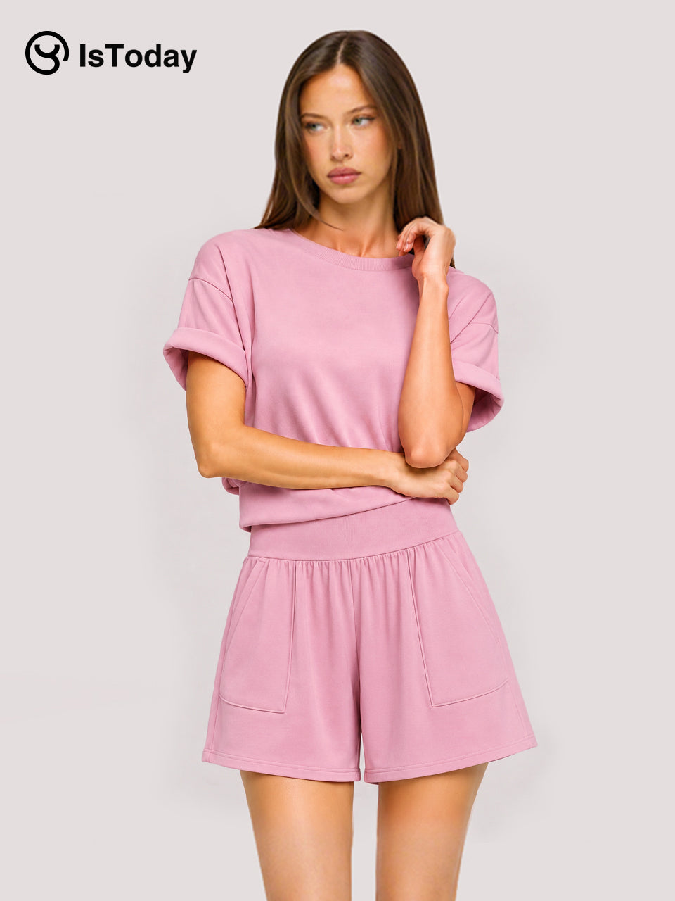 ISTODAY DAY08 CloudsoftWomen's High-Waisted
Shorts